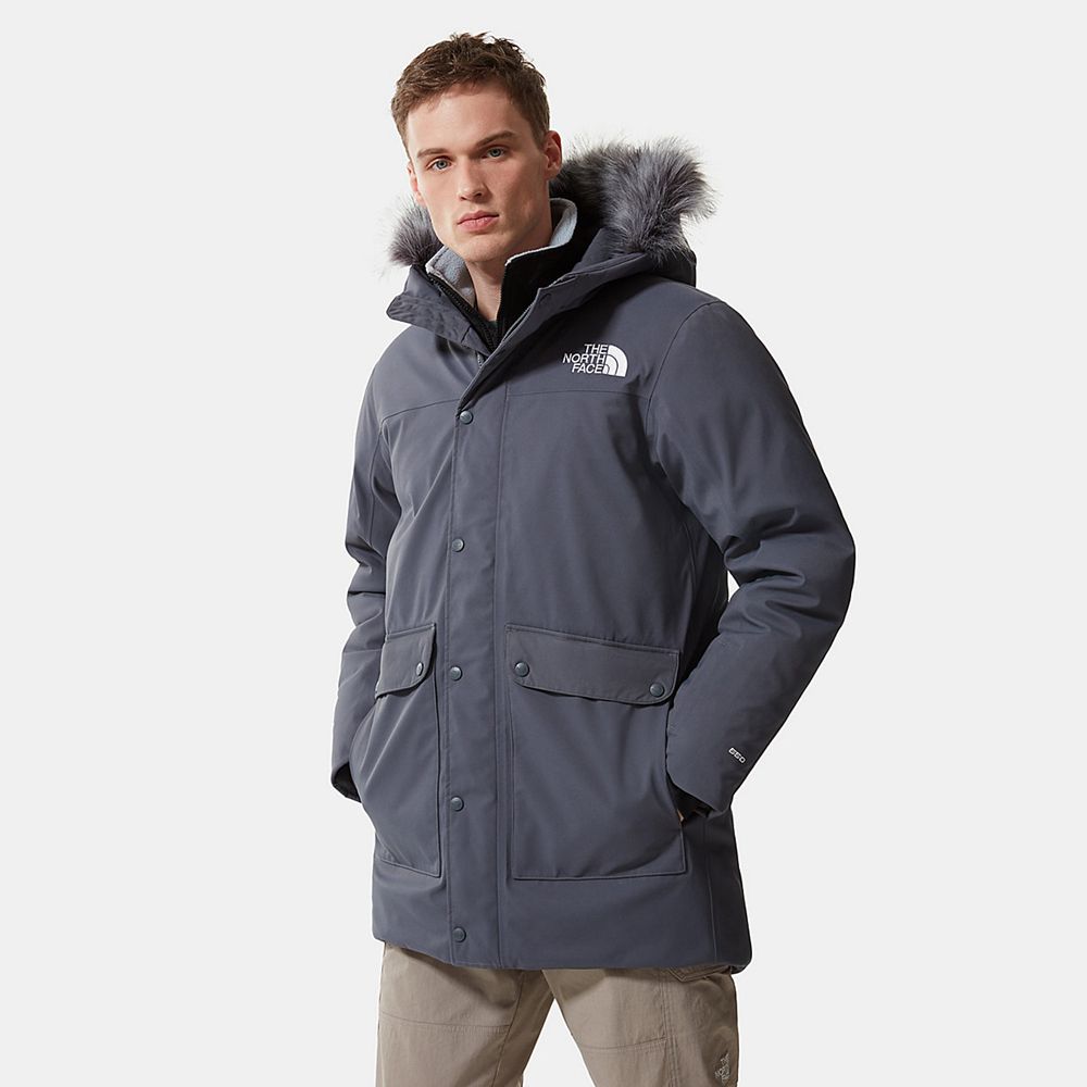 The North Face Parka Mens Australia - The North Face Defdown Futurelight™ Grey (HMU-462015)